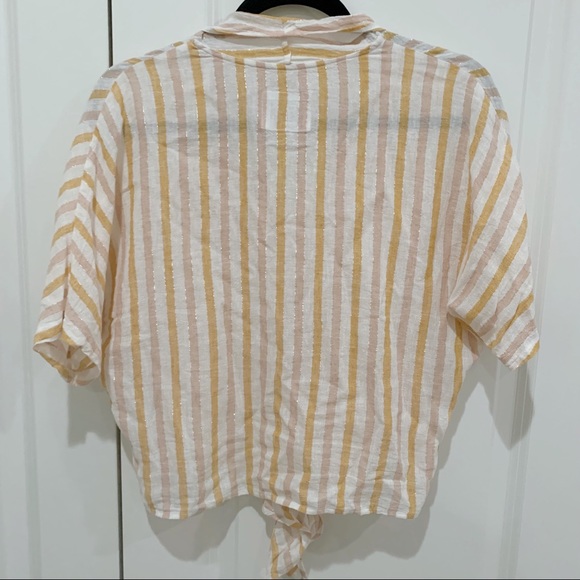 Rails June Top in Amber Stripe - Picture 9 of 15